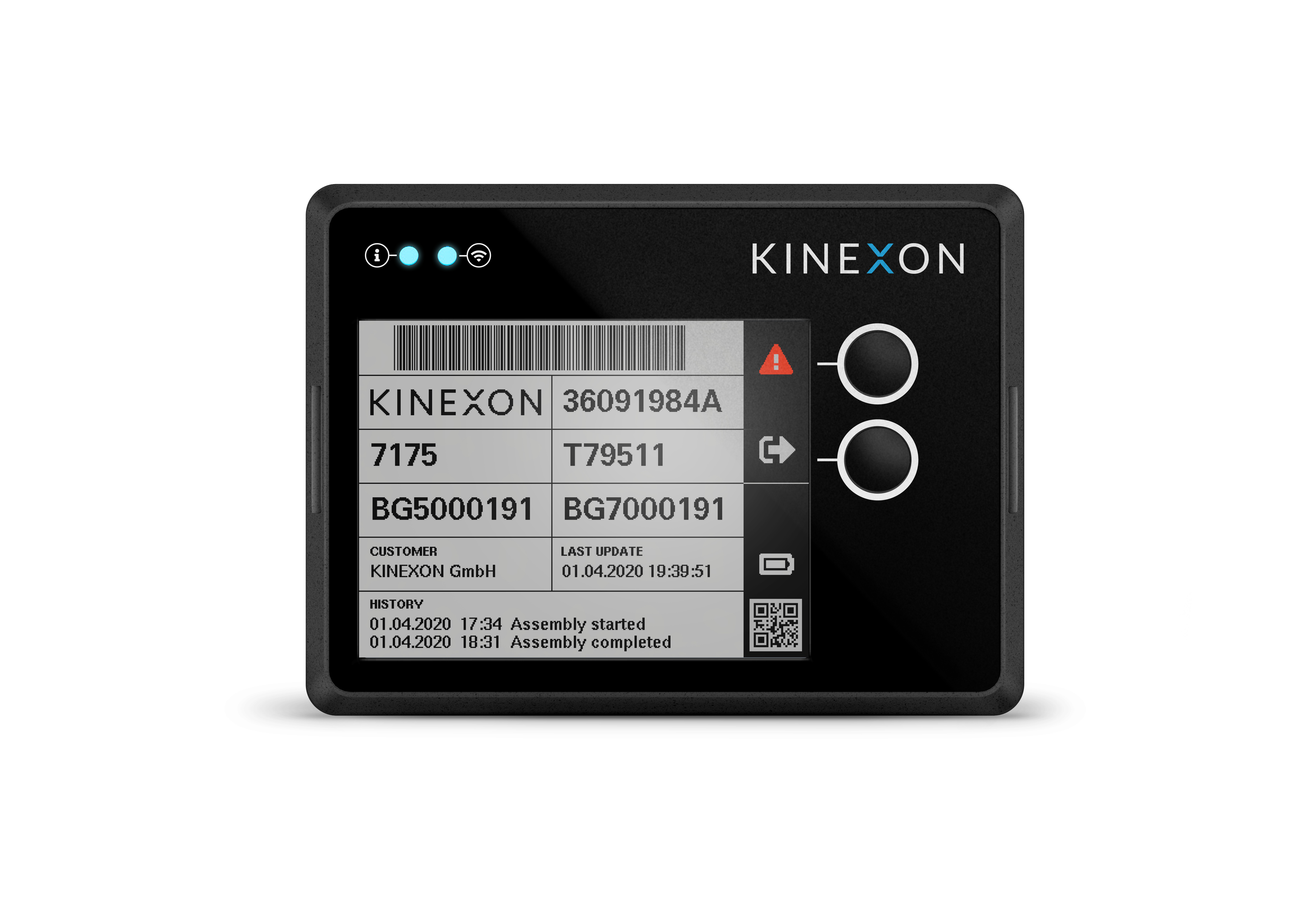 The Kinexon RTLS ePaper Tag.