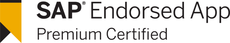 The SAP endorsed App badge.