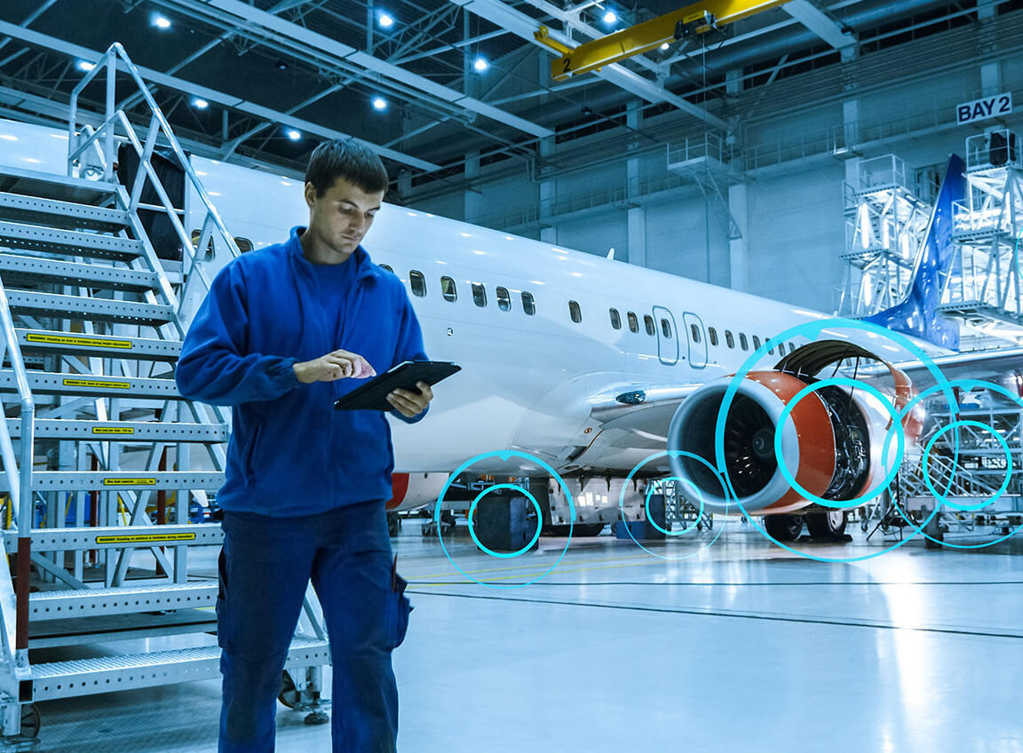 A person working in the aerospace industry.