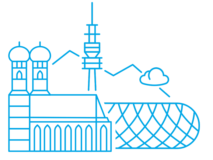 An Icon of the sites in Munich.