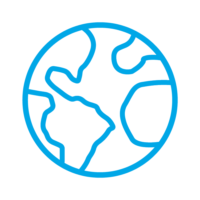 An icon symbolizing the nationalities in Kinexon industries.