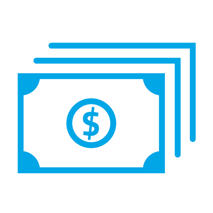 The icon for cost reduction.