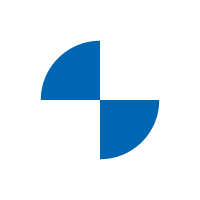 This is the BMW logo, a partner of Kinexon.