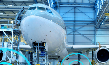 Order Tracking & Process Management used in the aerospace industry.