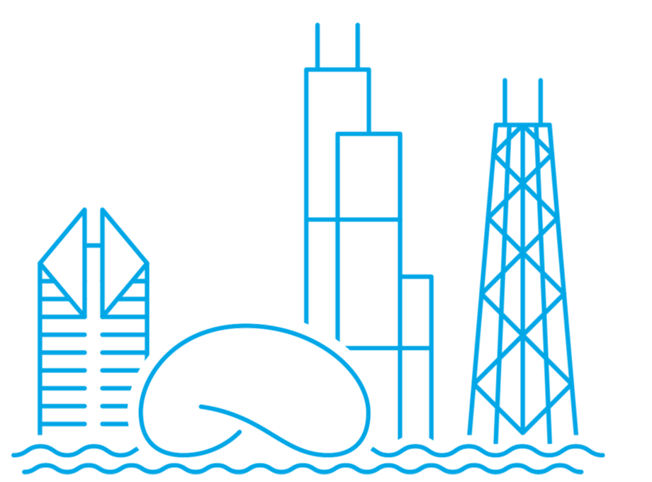 An Icon of the sites in Chicago.