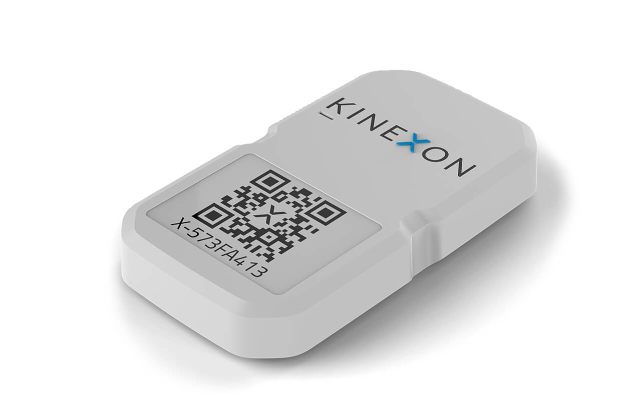 A photo of the Kinexon Mesh tag.